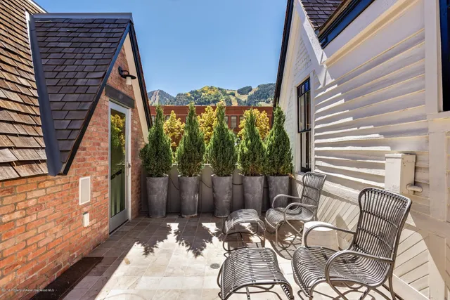 a view of balcony with furniture and outdoor space