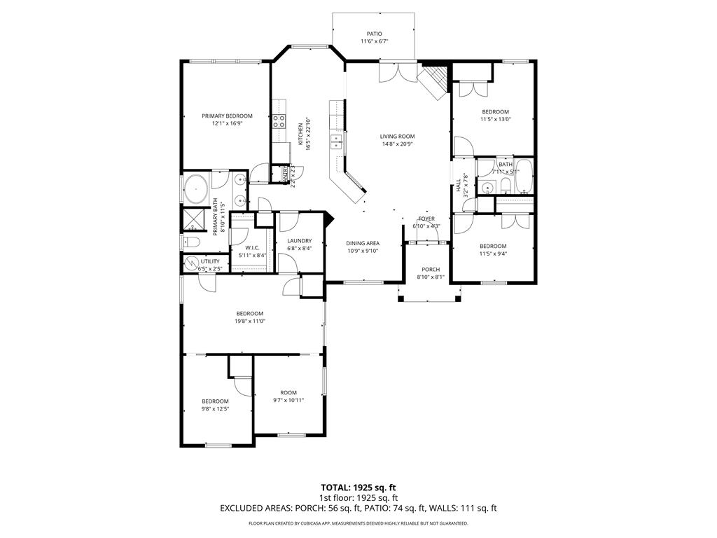 2222 Barnes Drive Columbus, GA 31907 - Photo 49 of 49 a picture of floor plan