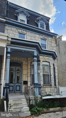 a front view of a building