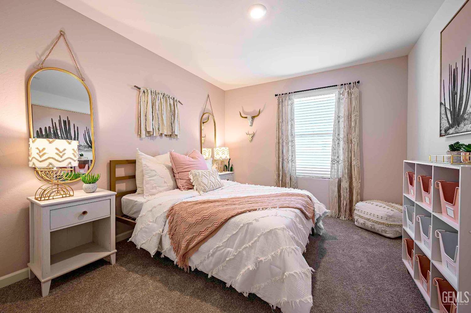 Undisclosed Address Bakersfield, CA 93313 - Photo 21 of 34 a bedroom with a bed and a window