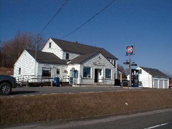 a car parked in front of a house