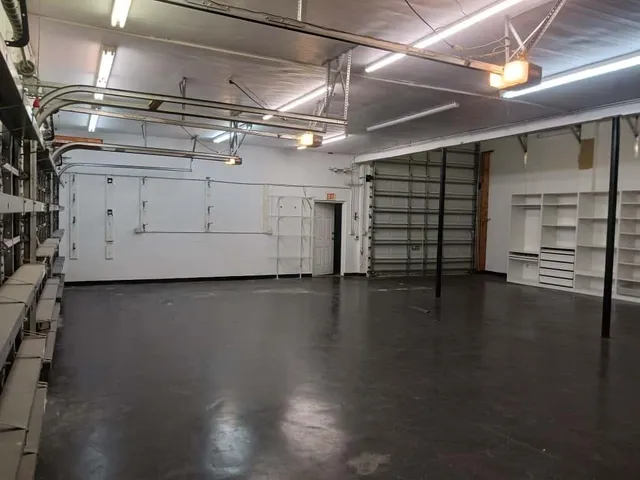 a view of a room with an empty space