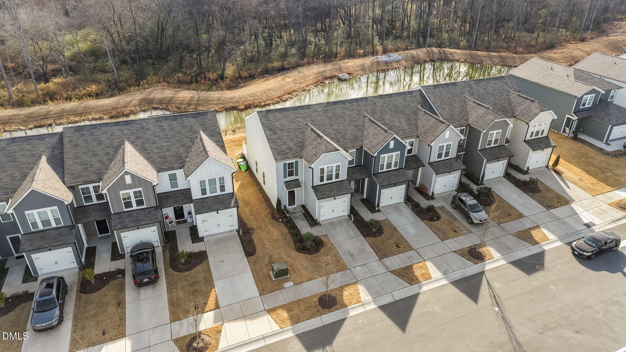 1572 Rhodes Pond Street Wendell, NC 27591 - Photo 40 of 42 an aerial view of residential houses with outdoor space