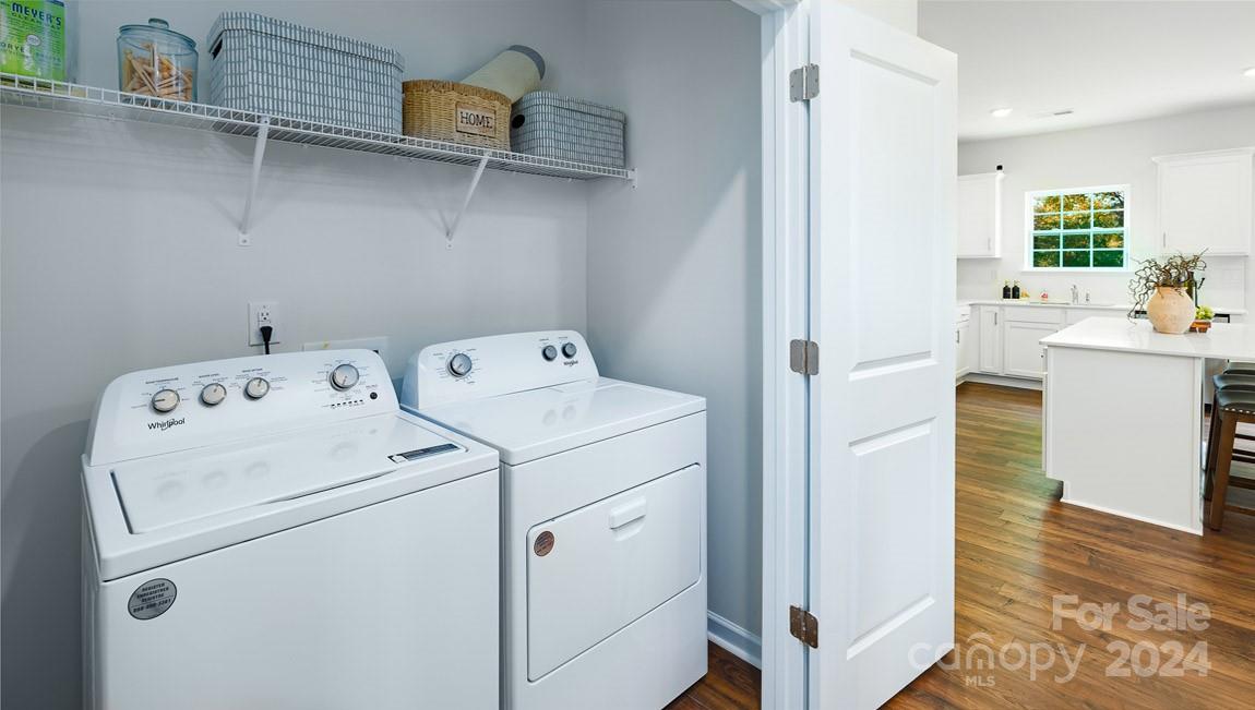 186 Wheatfield Road Fletcher, NC 28732 - Photo 25 of 25 a utility room with dryer and washer