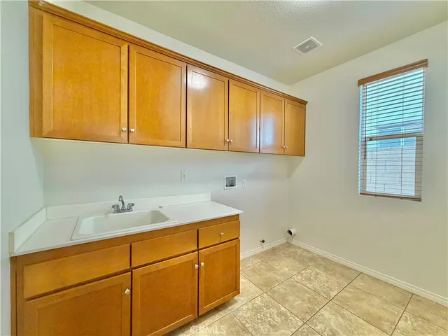 a room with storage and utility