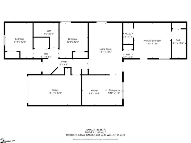 $229,900 | 616 North Brown Beaver Court, Moore, SC 29369