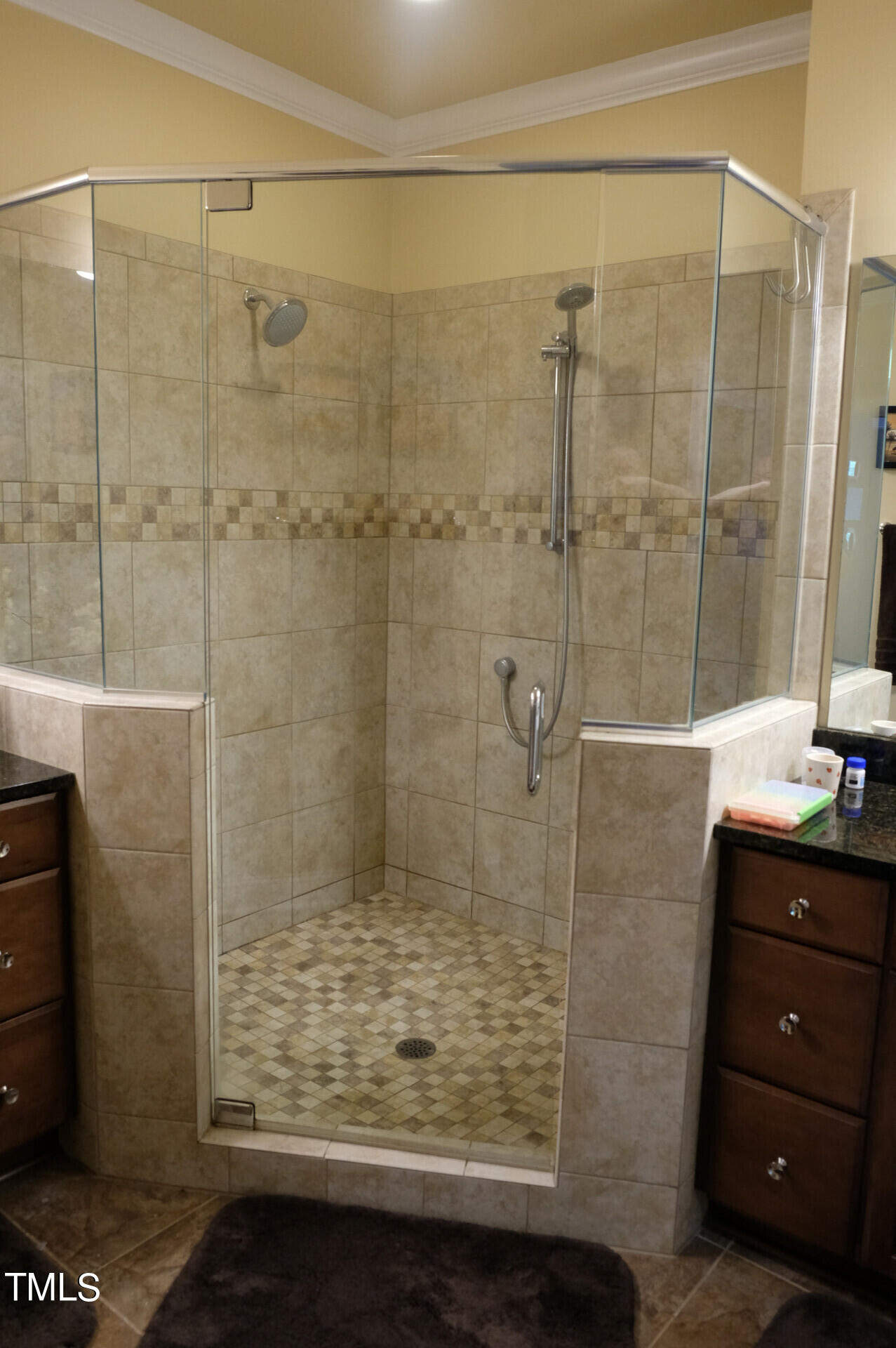 9545 Brookchase Drive Raleigh, NC 27617 - Photo 18 of 46 a bathroom with a shower