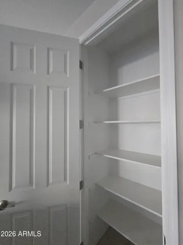 a view of walk in closet