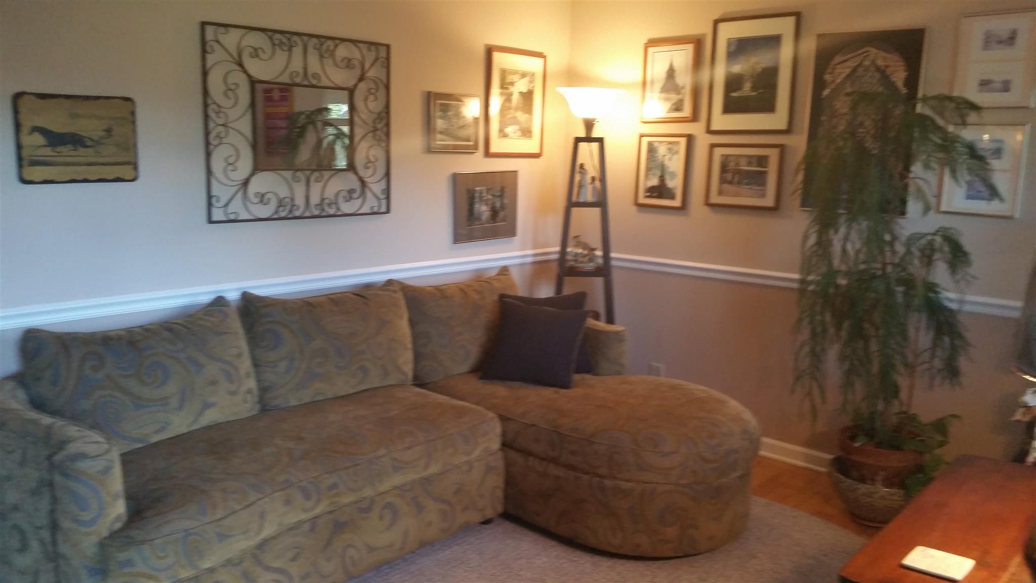 7816 Chester Road Fairview, TN 37062 - Photo 3 of 26 a living room with furniture and a floor to ceiling window