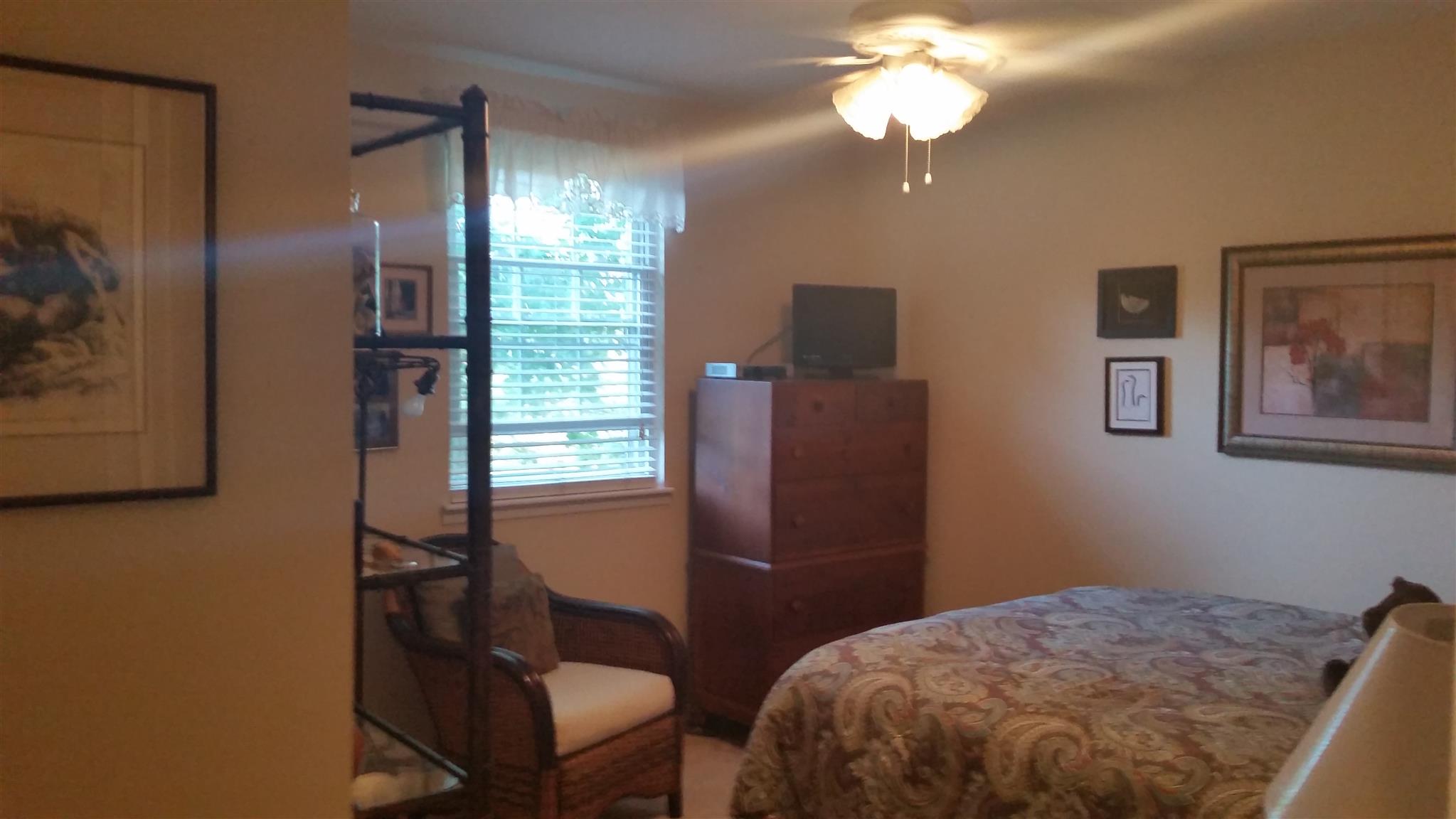 7816 Chester Road Fairview, TN 37062 - Photo 10 of 26 a bedroom with a bed and a chandelier