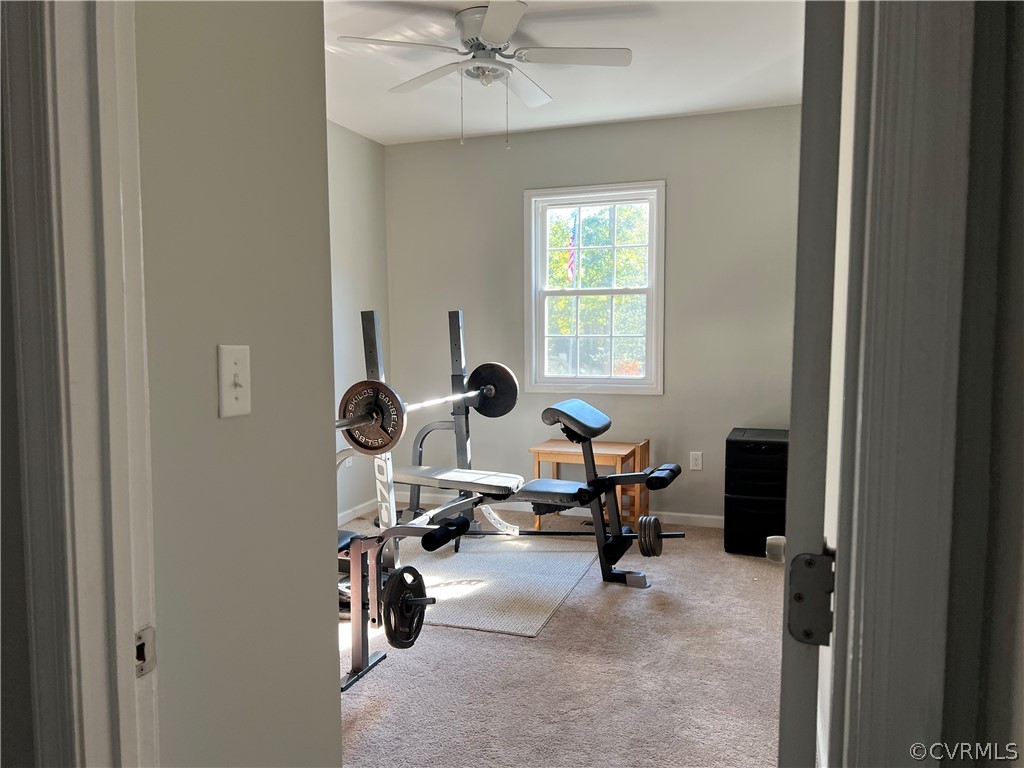 16714 Harrowgate Road Colonial Heights, VA 23834 - Photo 25 of 39 a view of a workspace with furniture and a window