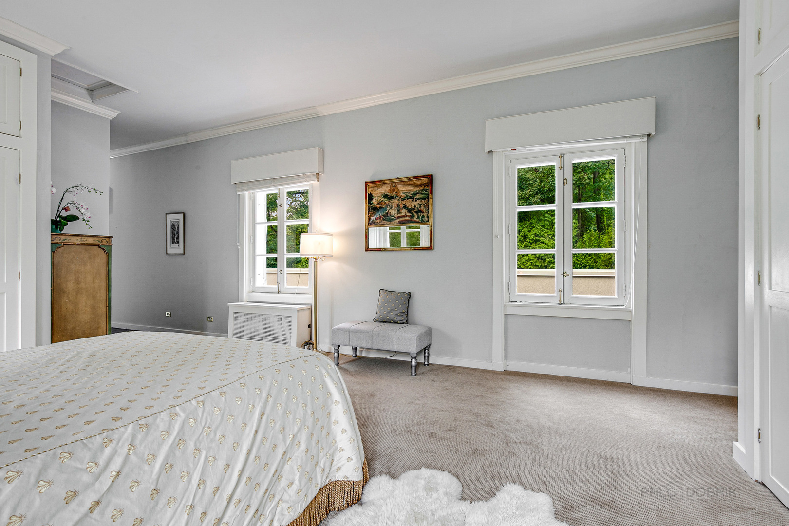 51 South Mayflower Road Lake Forest, IL 60045 - Photo 37 of 85 a bedroom with a bed and a large window