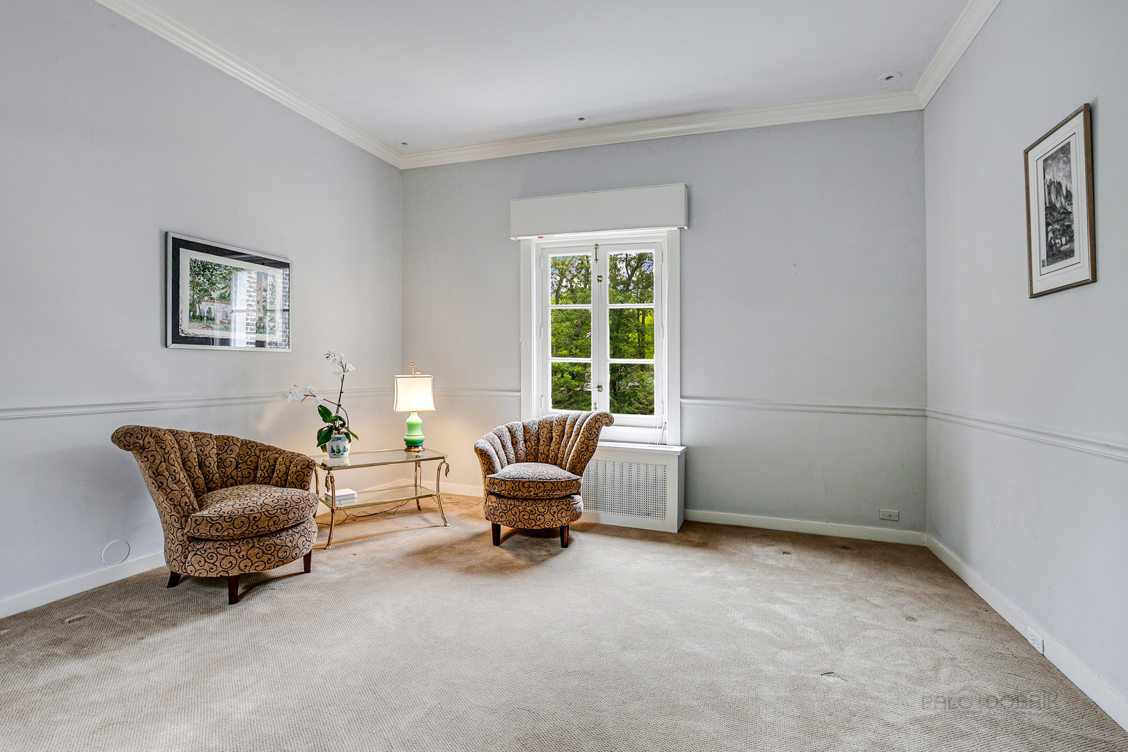 51 South Mayflower Road Lake Forest, IL 60045 - Photo 40 of 85 a living room with furniture and a window
