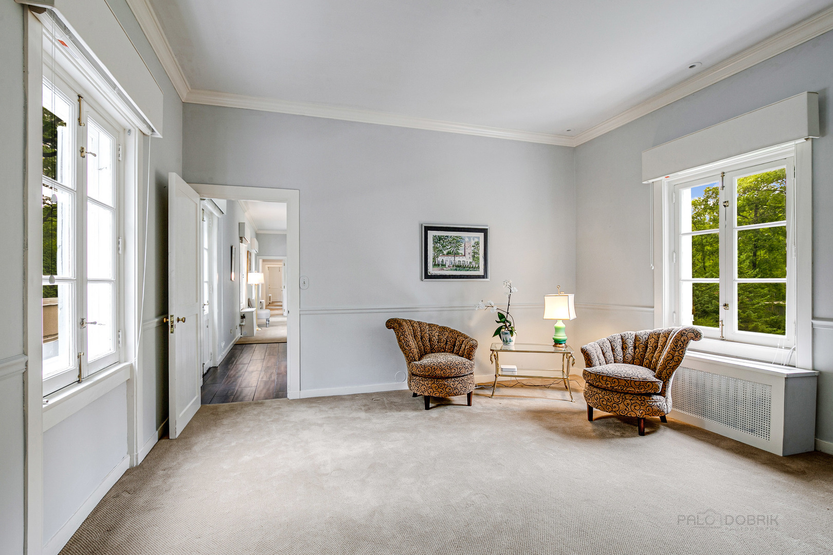 51 South Mayflower Road Lake Forest, IL 60045 - Photo 41 of 85 a living room with furniture and a large window