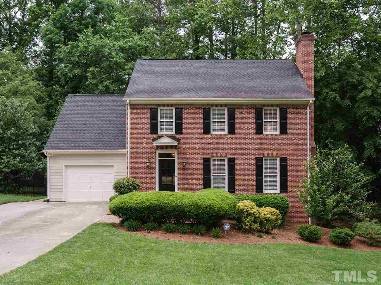 7405 Glendower Road Raleigh, NC 27613 - Photo 25 of 25 a aerial view of a brick house next to a yard