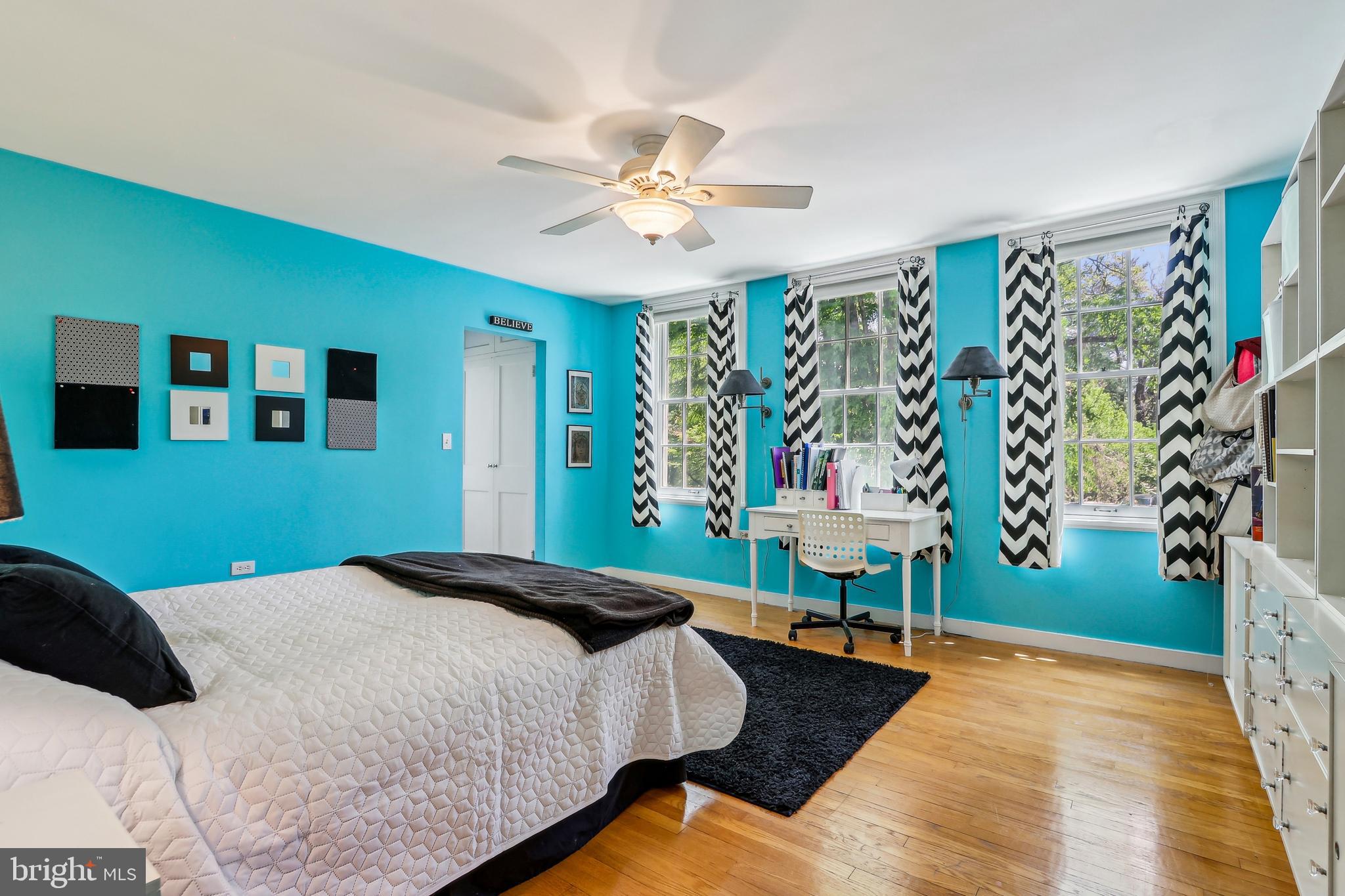 33 Rosedale Road Princeton, NJ 08540 - Photo 44 of 75 a bedroom with a bed and a chandelier