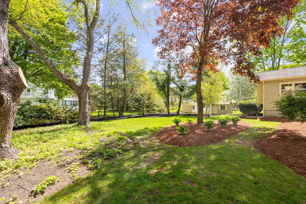 4 Longfellow Road Lexington, MA 02420 - Photo 33 of 37 a view of a backyard with swimming pool