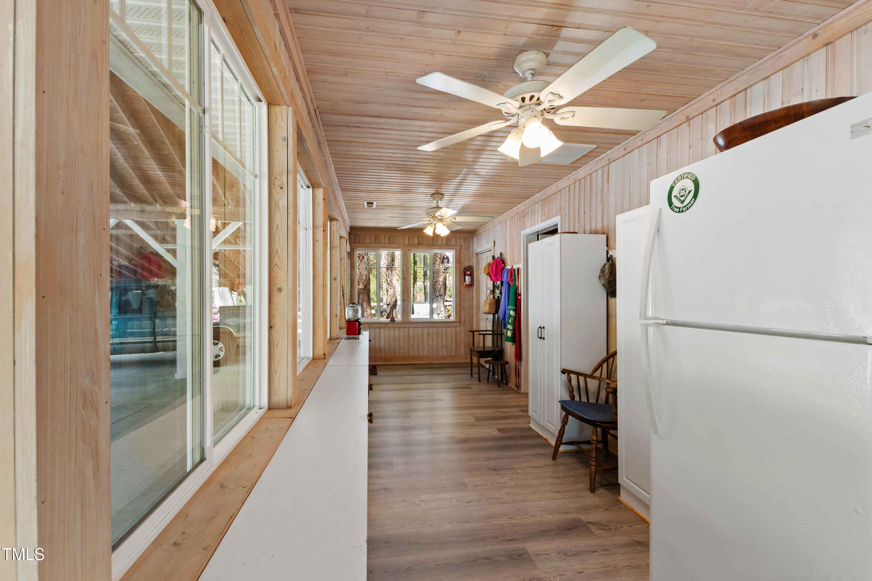2451 Brick Mill Road Erwin, NC 28339 - Photo 17 of 101 a view of a hallway with a couch and a window