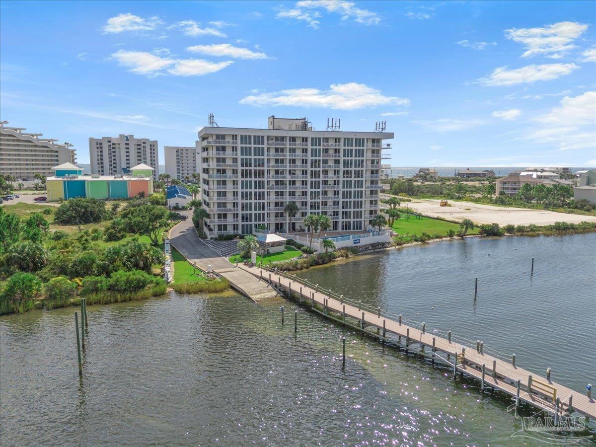 16284 Perdido Key Drive, Unit 112 Perdido Key, FL 32507 - Photo 5 of 37 a view of a city skyline from a terrace