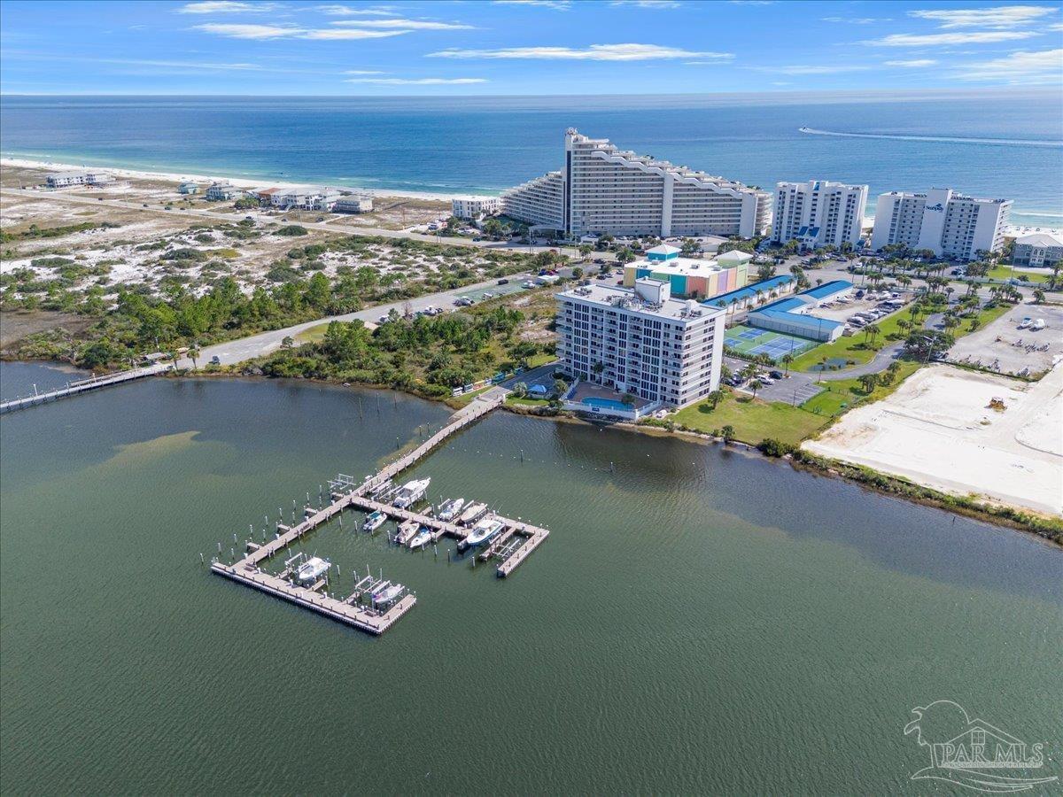 16284 Perdido Key Drive, Unit 112 Perdido Key, FL 32507 - Photo 6 of 37 a view of a lake with a ocean view