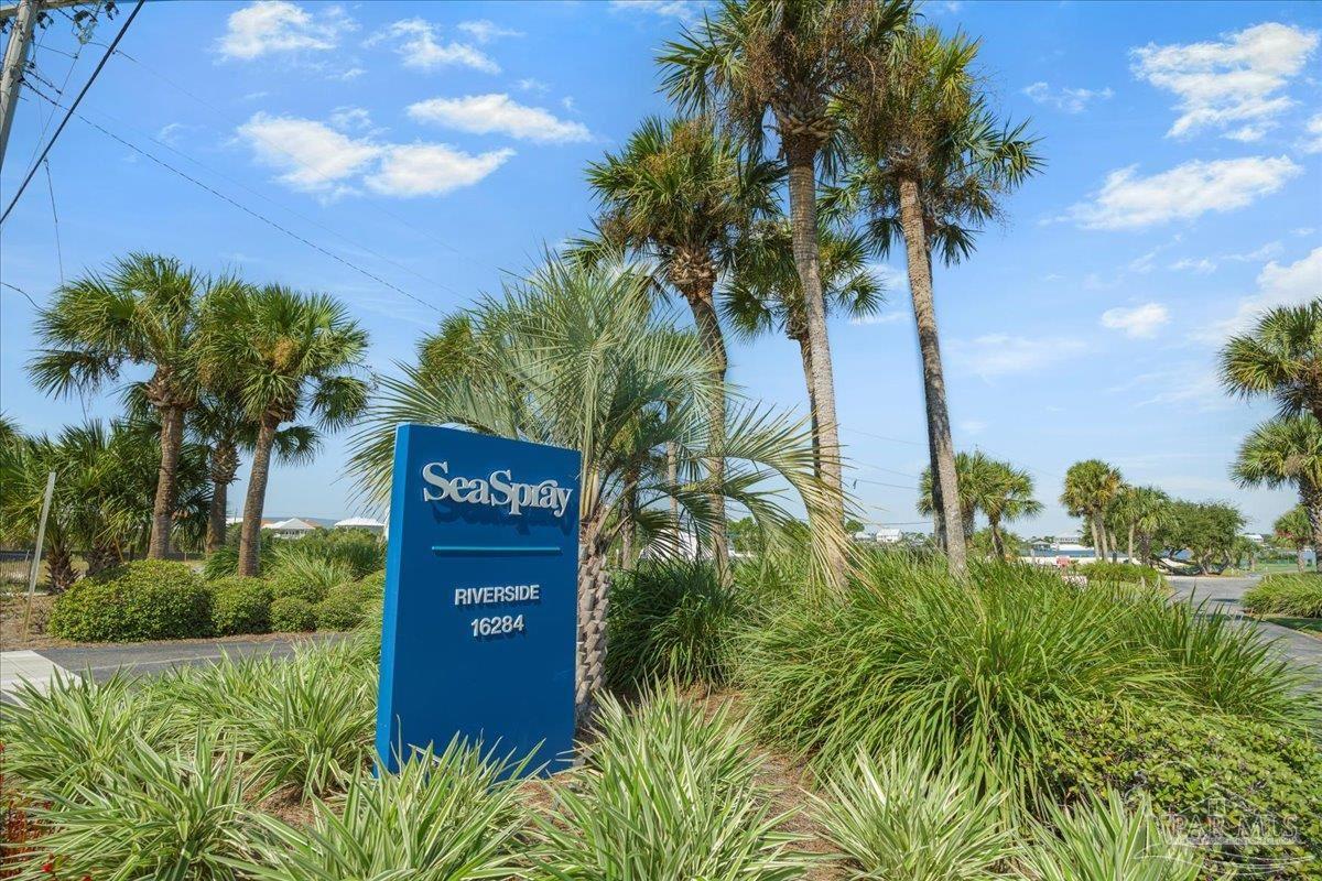 16284 Perdido Key Drive, Unit 112 Perdido Key, FL 32507 - Photo 10 of 37 a sign board with a building in the background