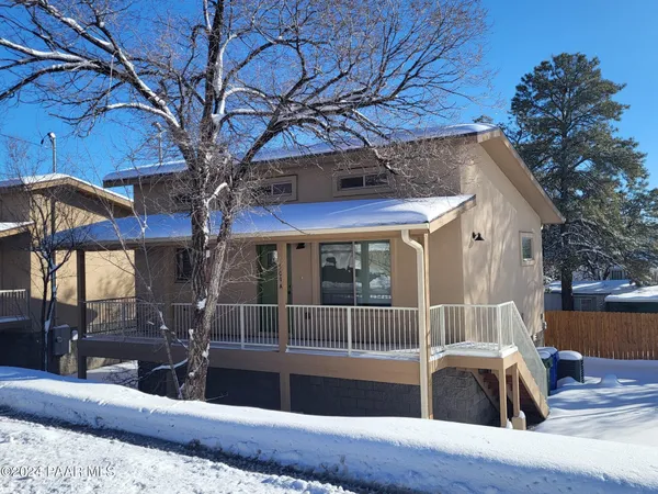 a view of a building with a tub
