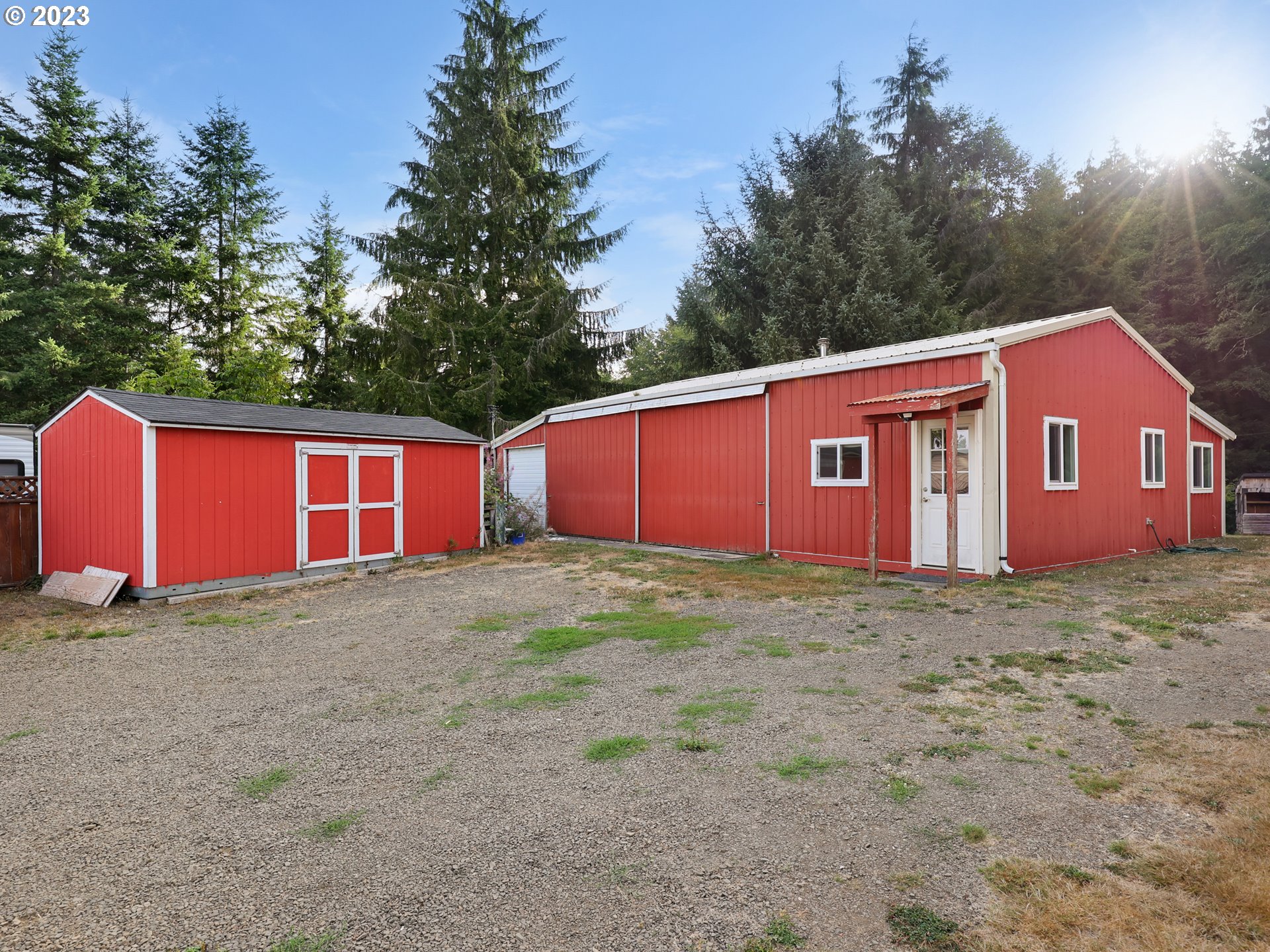 92287 Walluski Loop Astoria, OR 97103 - Photo 25 of 39 a view of a yard with large trees