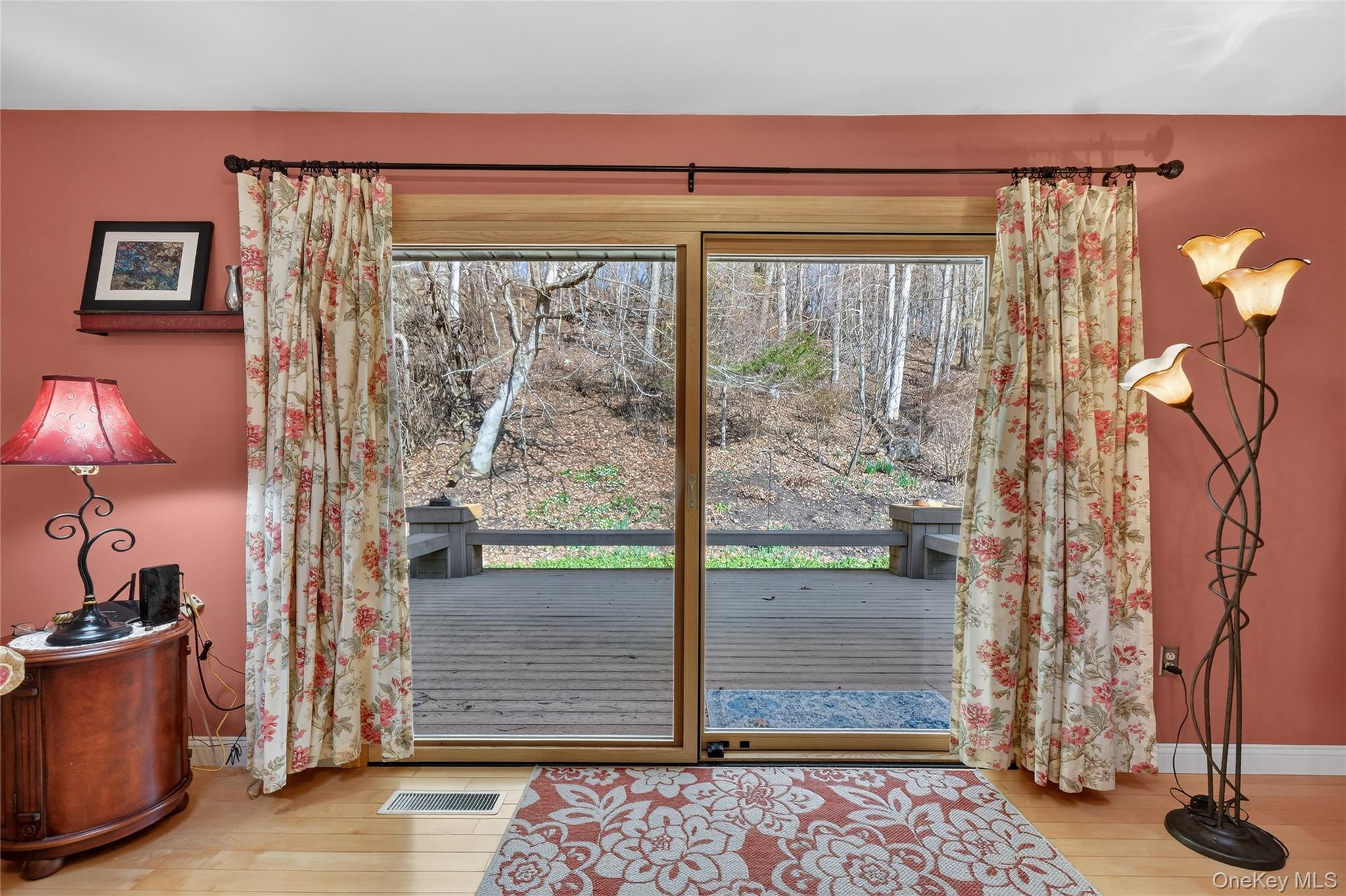 123 Fleury Road Pine Bush, NY 12566 - Photo 21 of 46 Doorway to outside featuring baseboards and wood-type flooring
