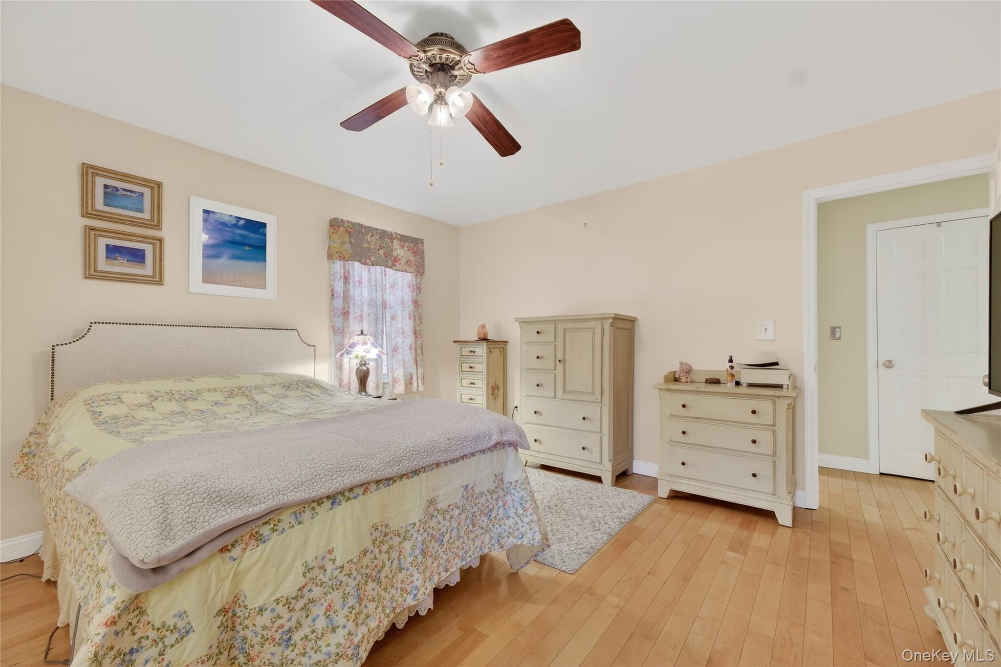 123 Fleury Road Pine Bush, NY 12566 - Photo 28 of 46 Bedroom featuring light wood-style flooring and ceiling fan