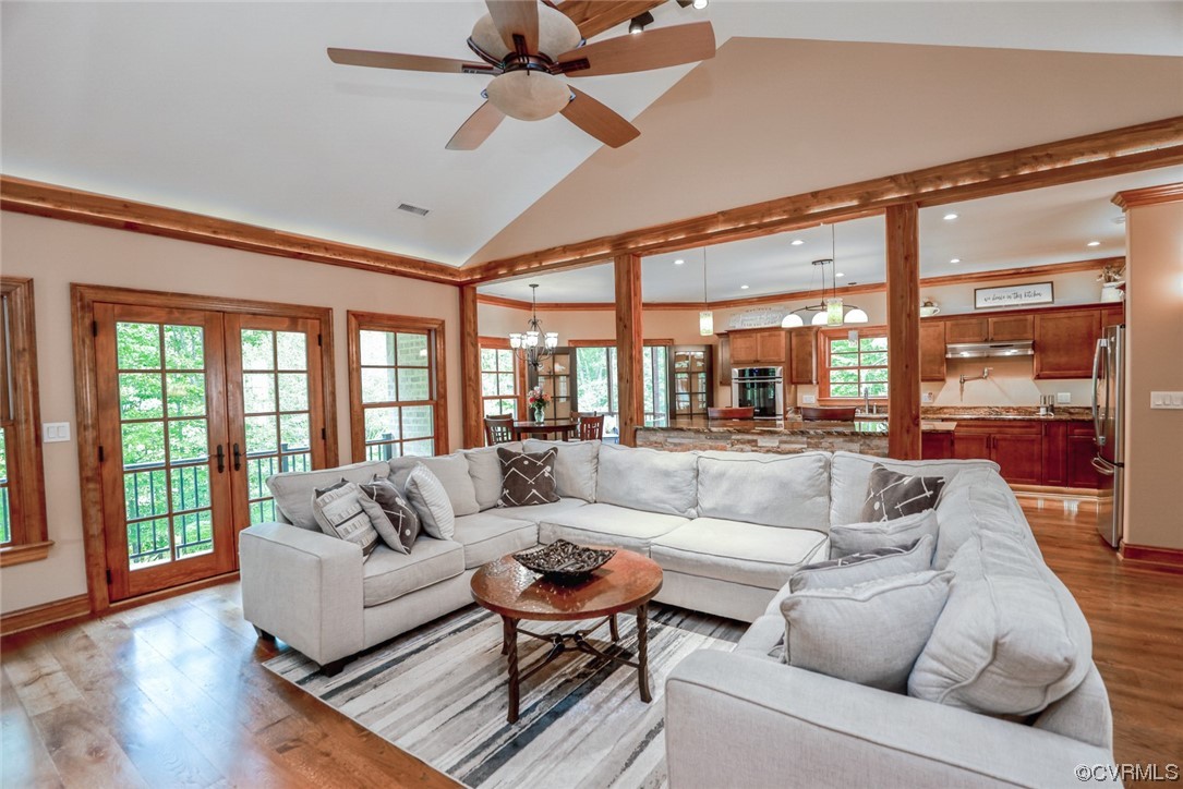 14440 Yankeetown Road Ashland, VA 23005 - Photo 16 of 50 a living room with furniture and a large window