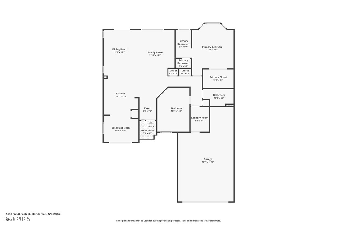 1442 Fieldbrook Street Henderson, NV 89052 - Photo 36 of 36 View of room layout