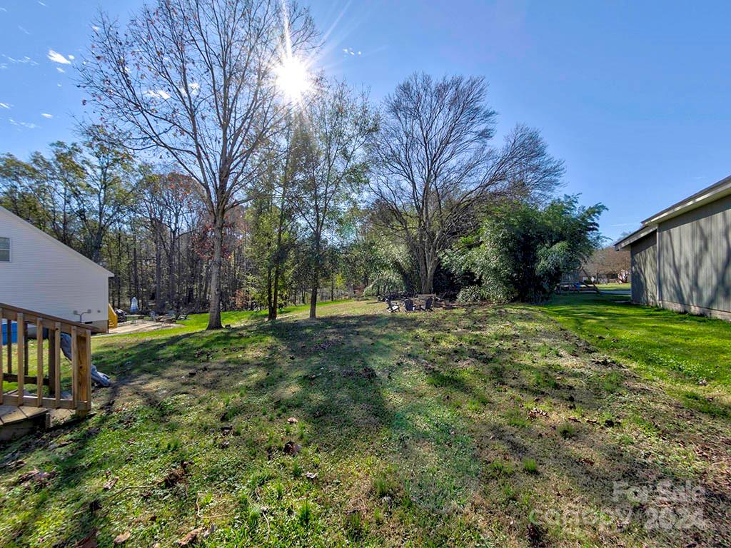 508 South Main Street Troutman, NC 28166 - Photo 27 of 38 a view of backyard with green space