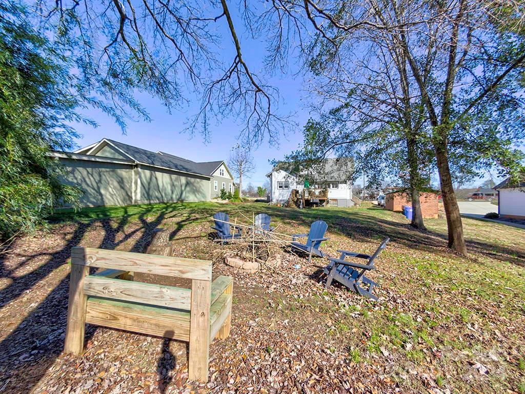 508 South Main Street Troutman, NC 28166 - Photo 33 of 38 a view of a backyard with sitting area