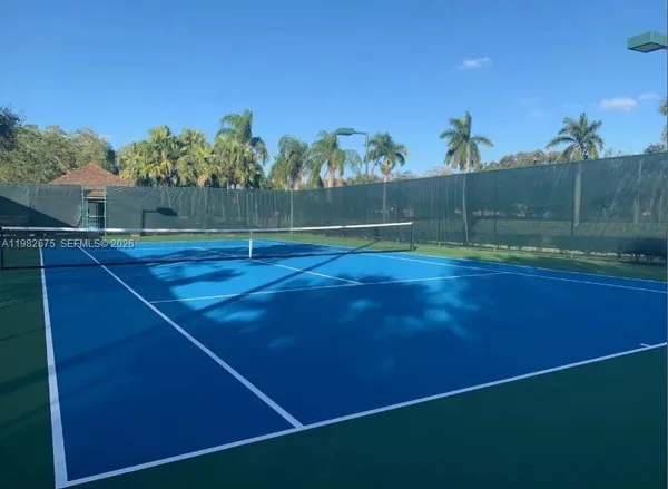 a view of a tennis court