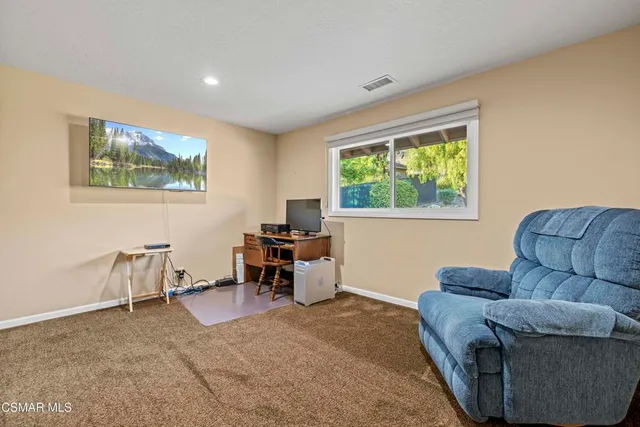 a view of a lake and mountain
