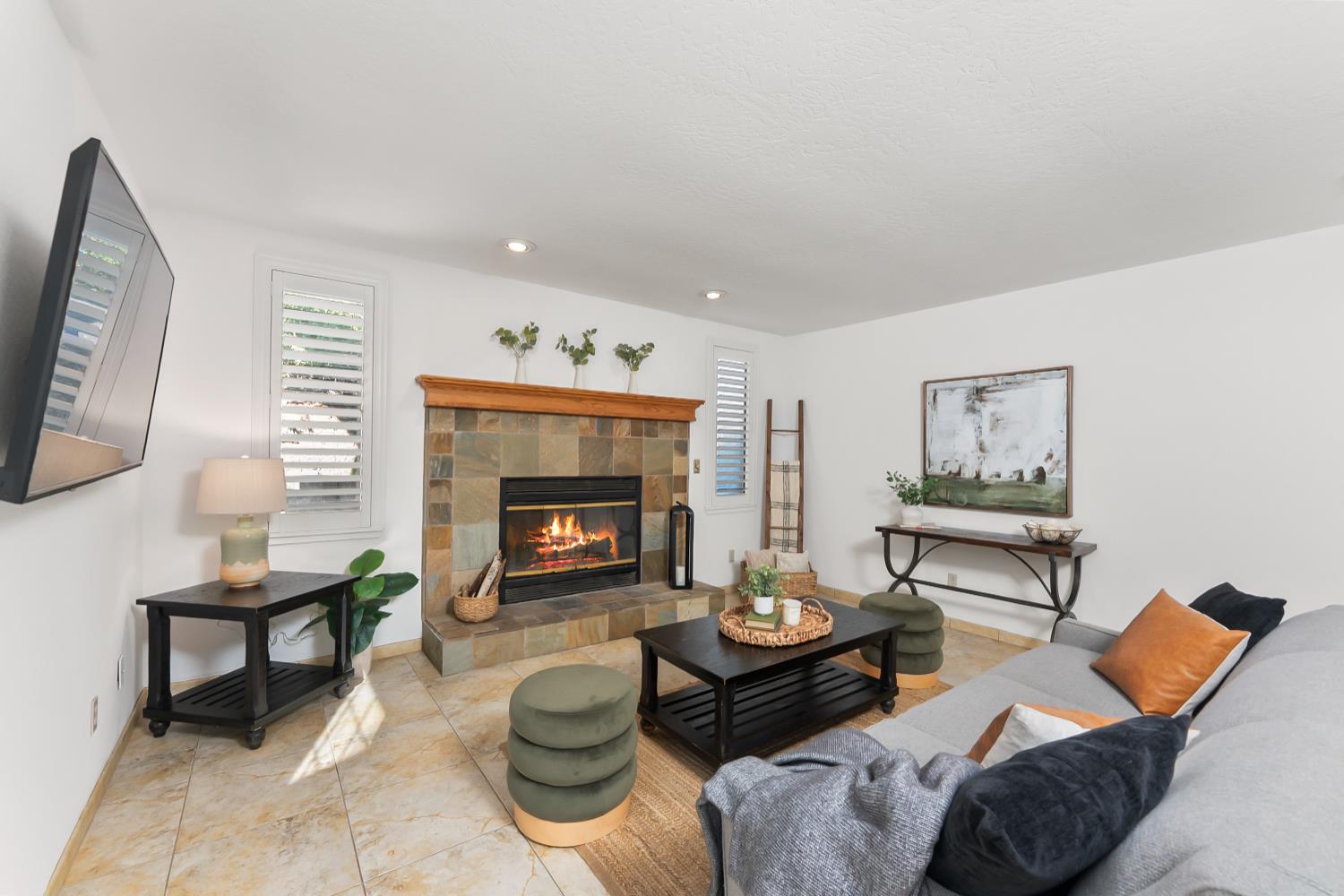 2960 Pasada Road Cameron Park, CA 95682 - Photo 16 of 40 a living room with furniture and a fireplace