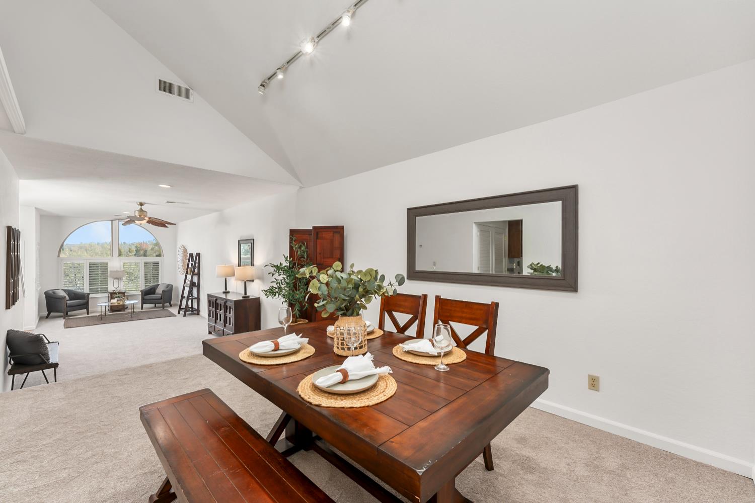 2960 Pasada Road Cameron Park, CA 95682 - Photo 8 of 40 a view of a dining room with furniture and a potted plant