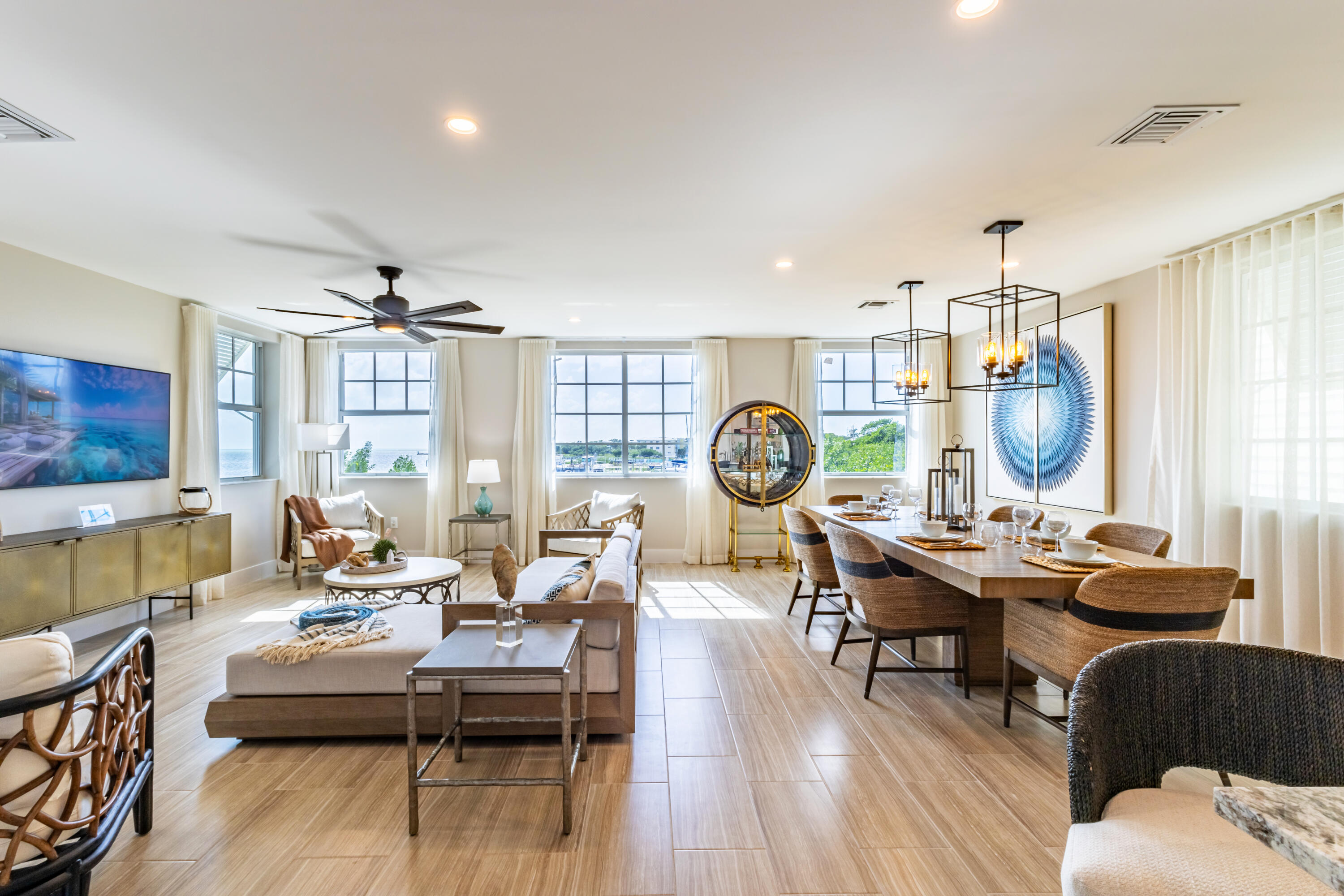 46 East Playa Largo Boulevard Key Largo, FL 33037 - Photo 33 of 48 a living room with furniture a rug and a window
