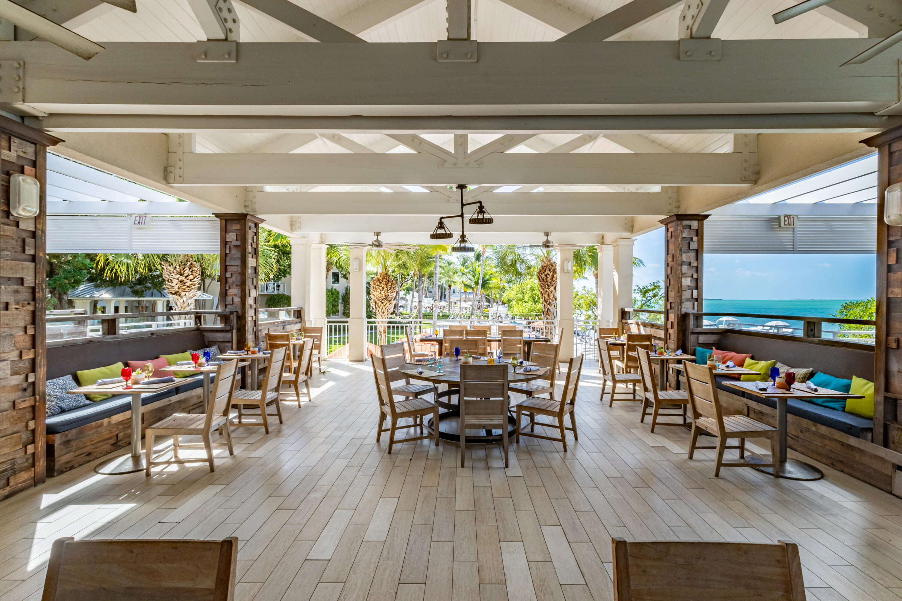 46 East Playa Largo Boulevard Key Largo, FL 33037 - Photo 44 of 48 a dining room with furniture window and outside view