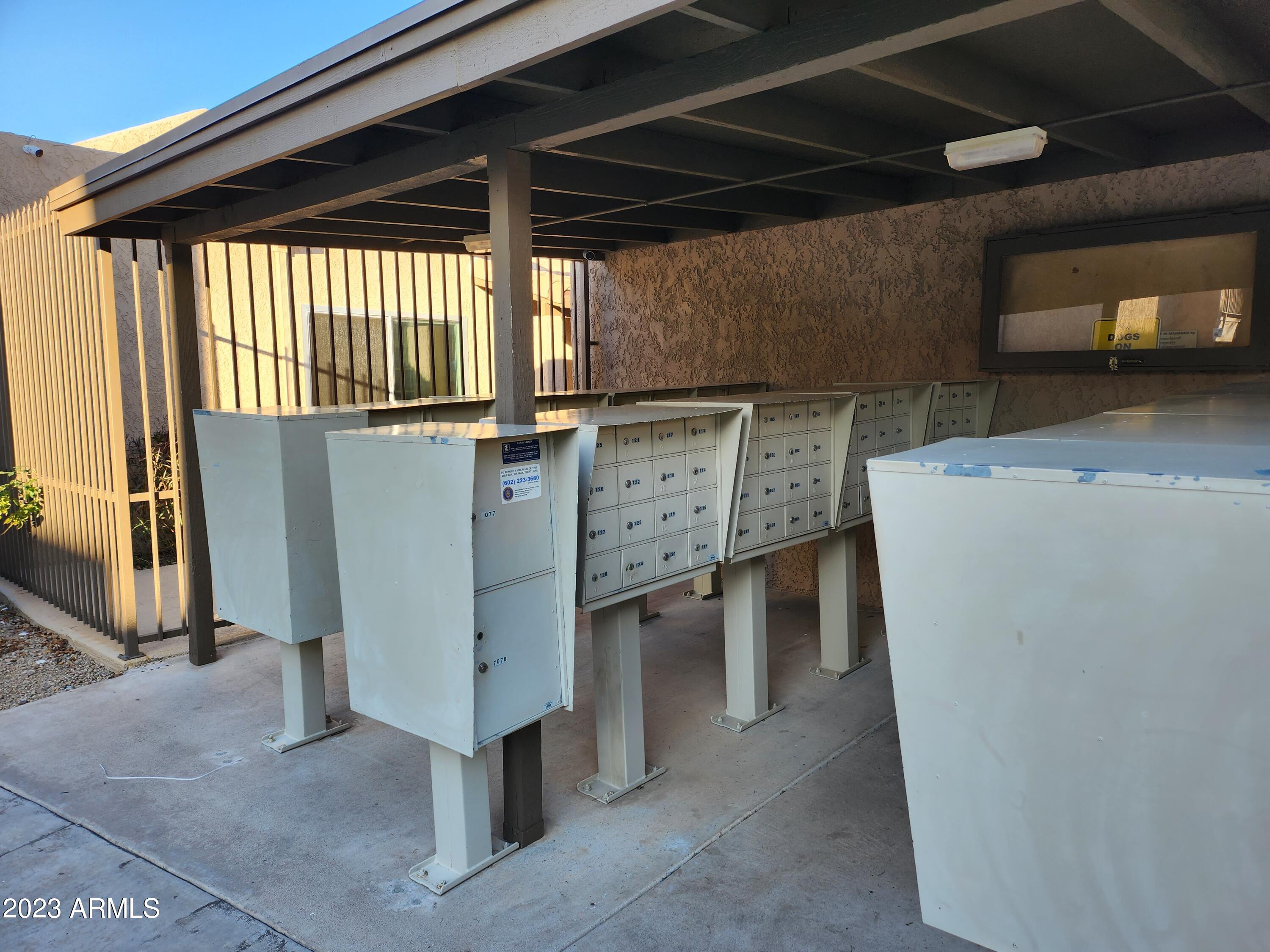 5525 East Thomas Road, Unit K1 Phoenix, AZ 85018 - Photo 42 of 46 Mailbox Cluster near pool and clubhouse