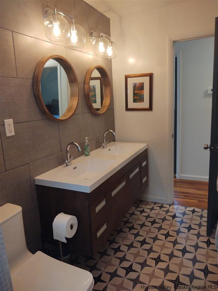 2 Mountain Valley Road Boiceville, NY 12412 - Photo 30 of 35 a bathroom with a sink and a mirror