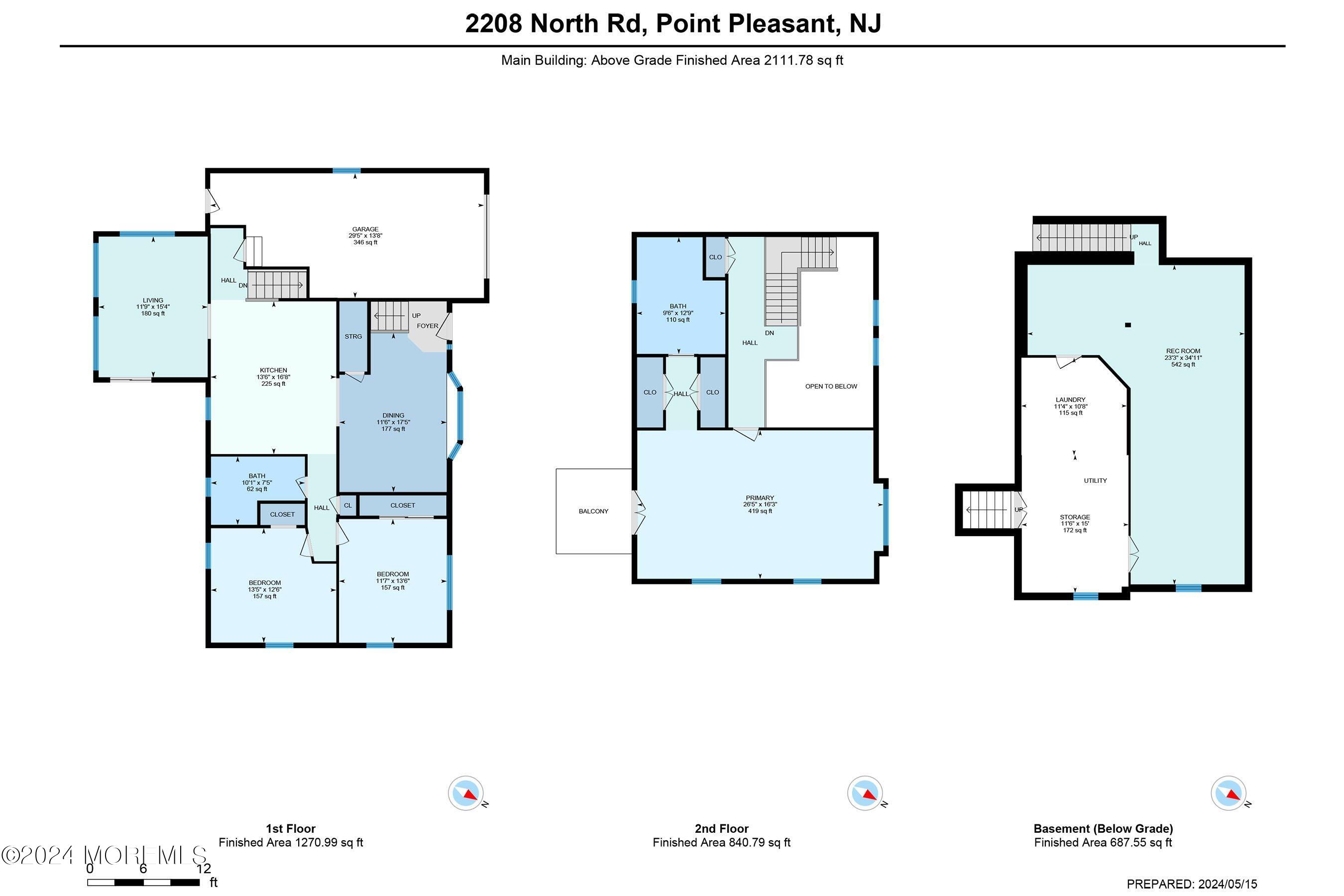 2208 N Road Point Pleasant, NJ 08742 - Photo 36 of 39 01-Floorplan-1