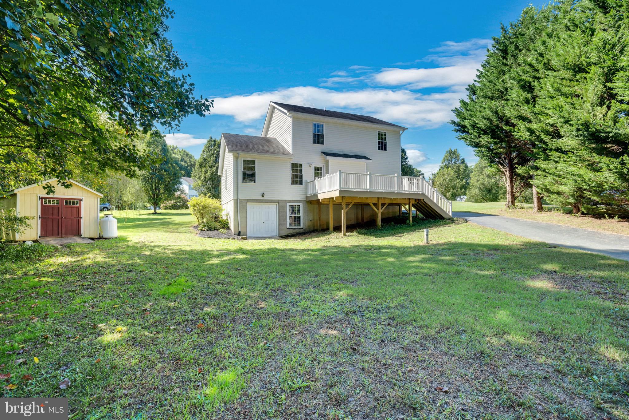 1755 Lottie Fowler Road Prince Frederick, MD 20678 - Photo 27 of 31 Nice flat usable Backyard