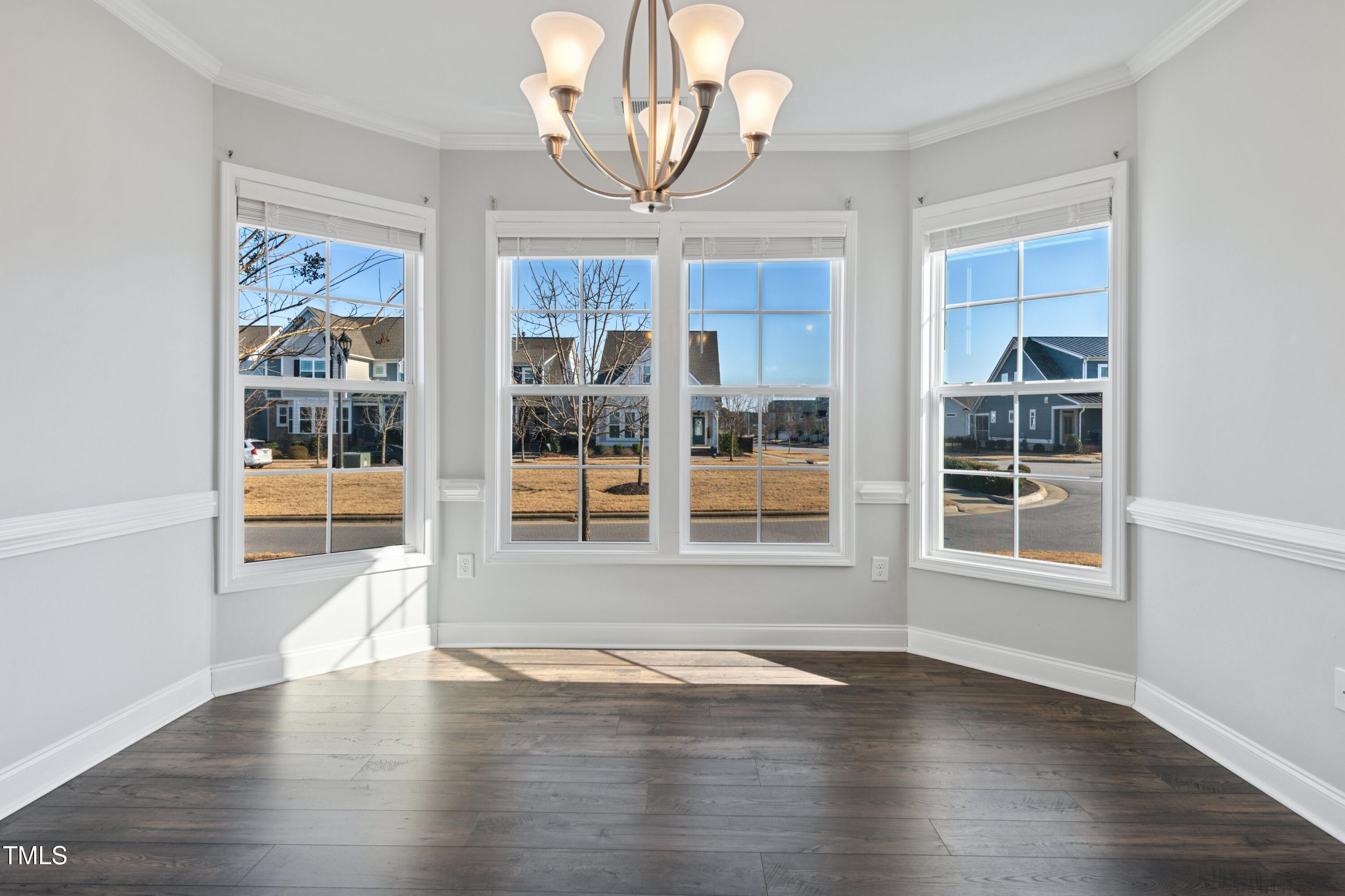 5501 Advancing Avenue Raleigh, NC 27616 - Photo 21 of 56 Wonderful bay window in dining room.