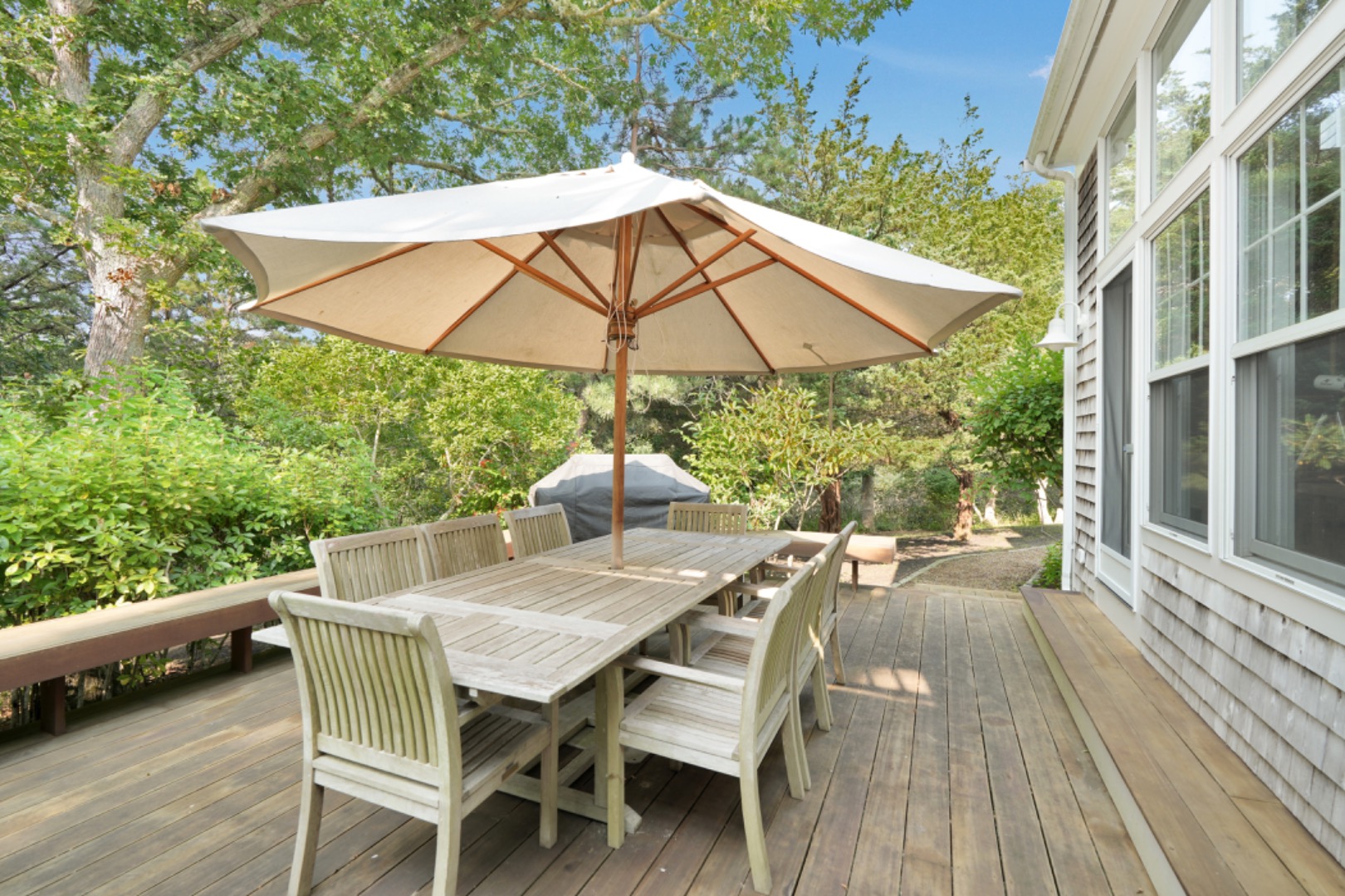 140 Pond Road West Tisbury, MA 02568 - Photo 4 of 46 Deck outside of Living Room