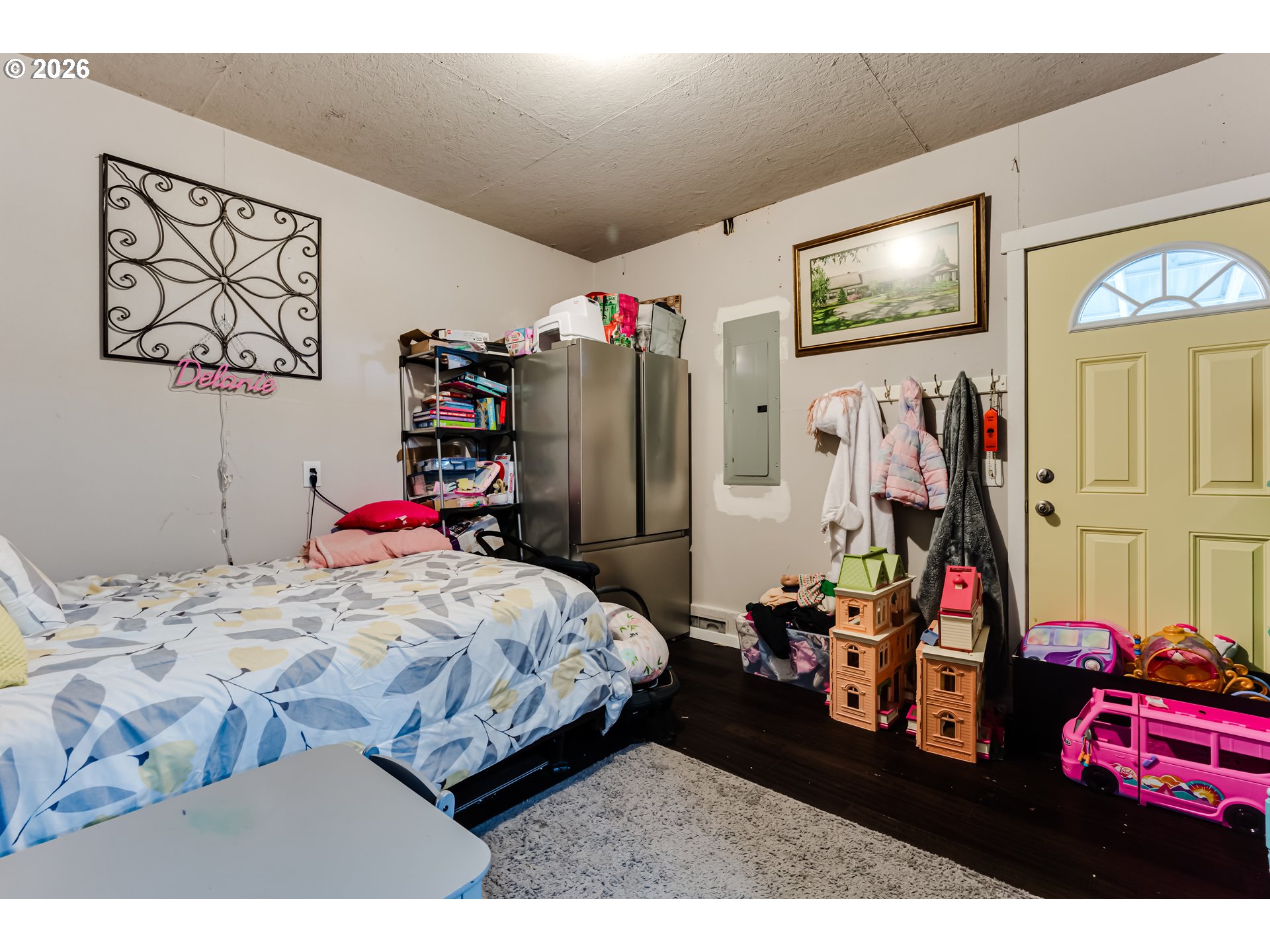 1088 Linda Lane Springfield, OR 97478 - Photo 25 of 43 a bedroom with bed and wooden floor