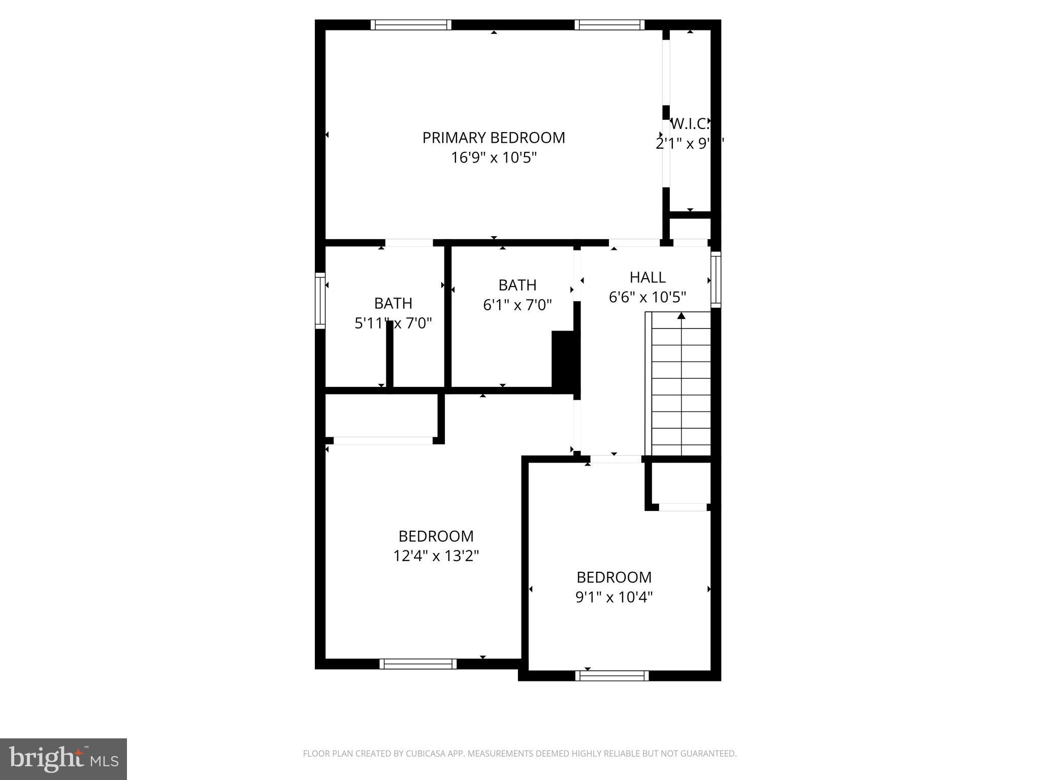 1617 Midland Road Edgewater, MD 21037 - Photo 41 of 41 Upper-Level Floorplan