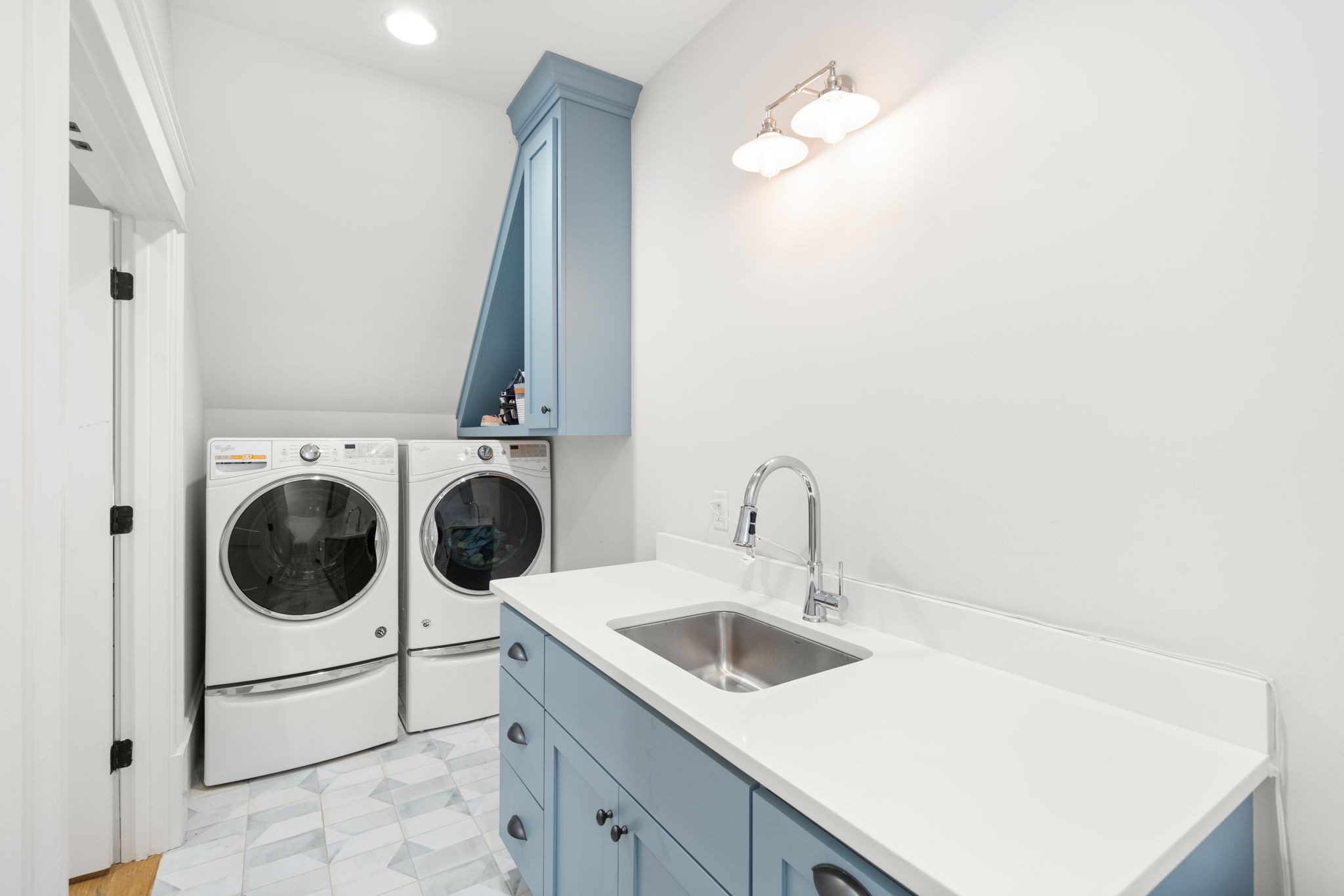 5108 Seward Road Brentwood, TN 37027 - Photo 36 of 66 a utility room with sink dryer and washer