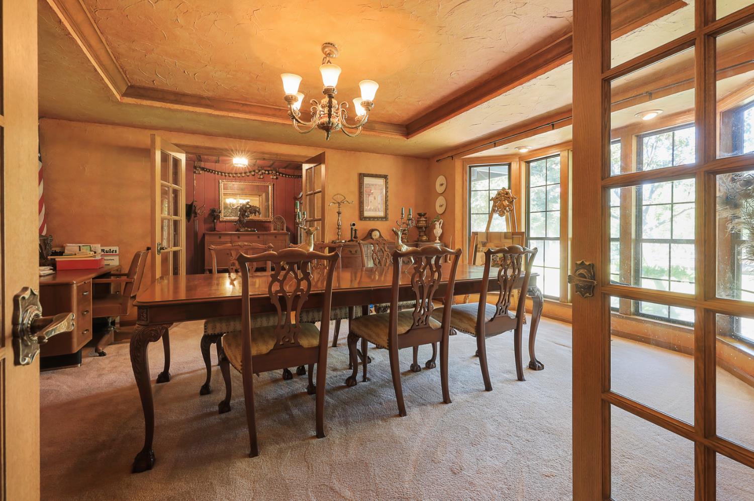 22050 Buena Vista Road Clements, CA 95227 - Photo 32 of 61 a view of a dining room with furniture window and outside view