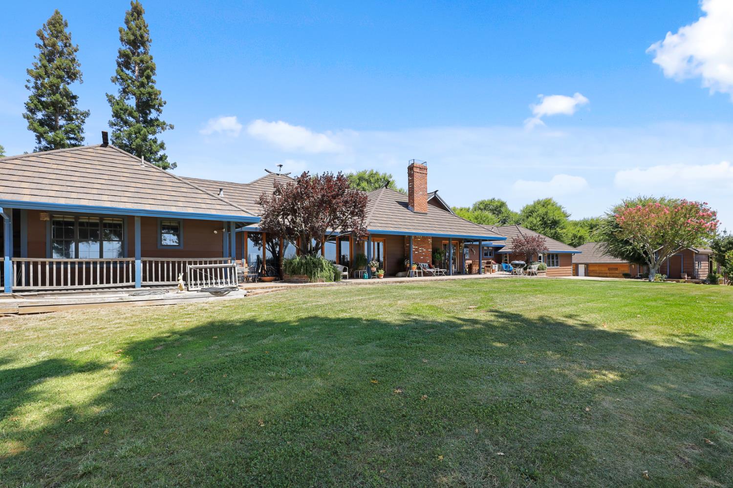 22050 Buena Vista Road Clements, CA 95227 - Photo 48 of 61 a front view of a house with a garden